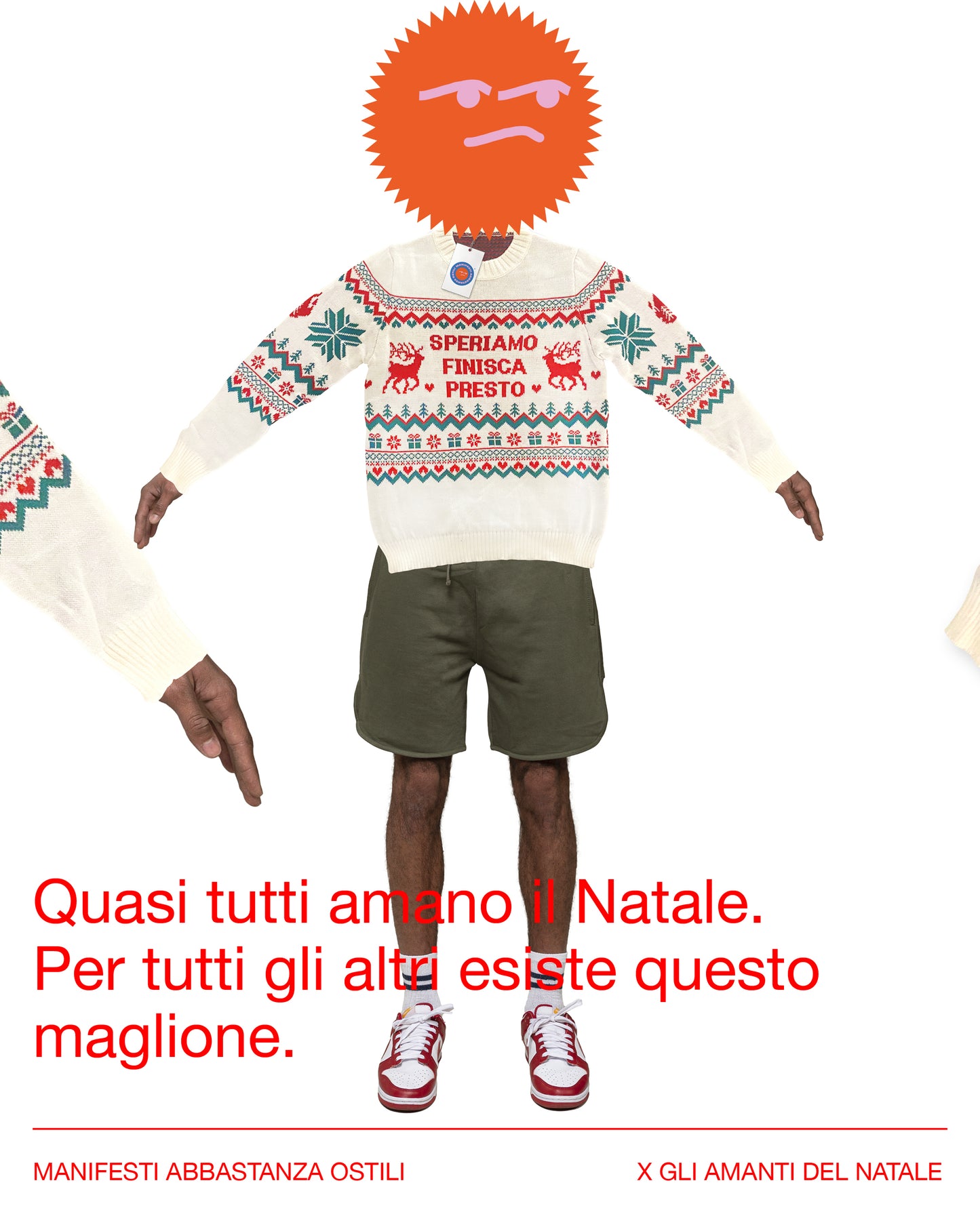 Maglione Speriamo Finisca Presto 🔥🎄SPEDIZIONI DAL 15.12.23