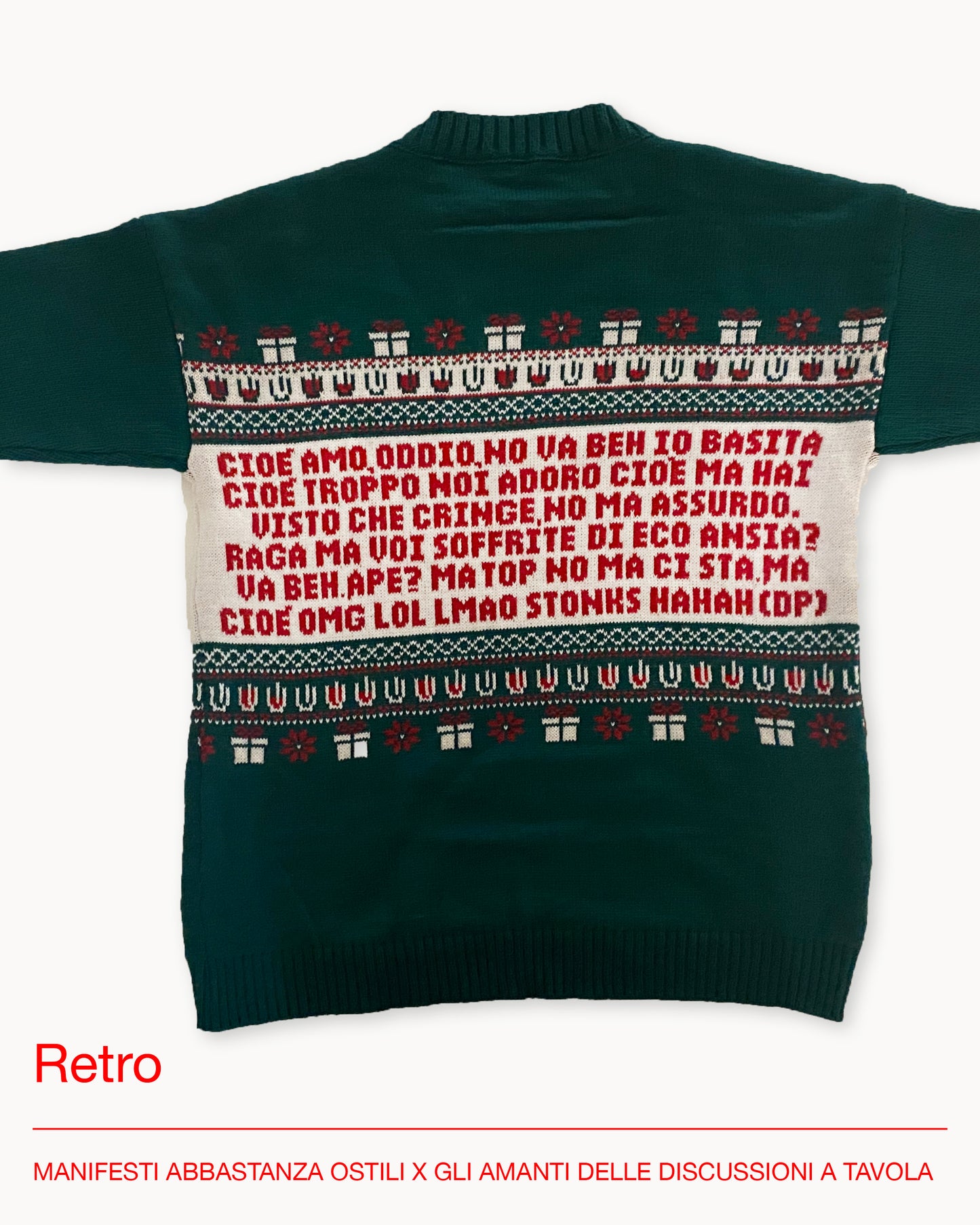 Maglione Maledetti Giovani 🔥🎄SPEDIZIONI DAL 10.12.23