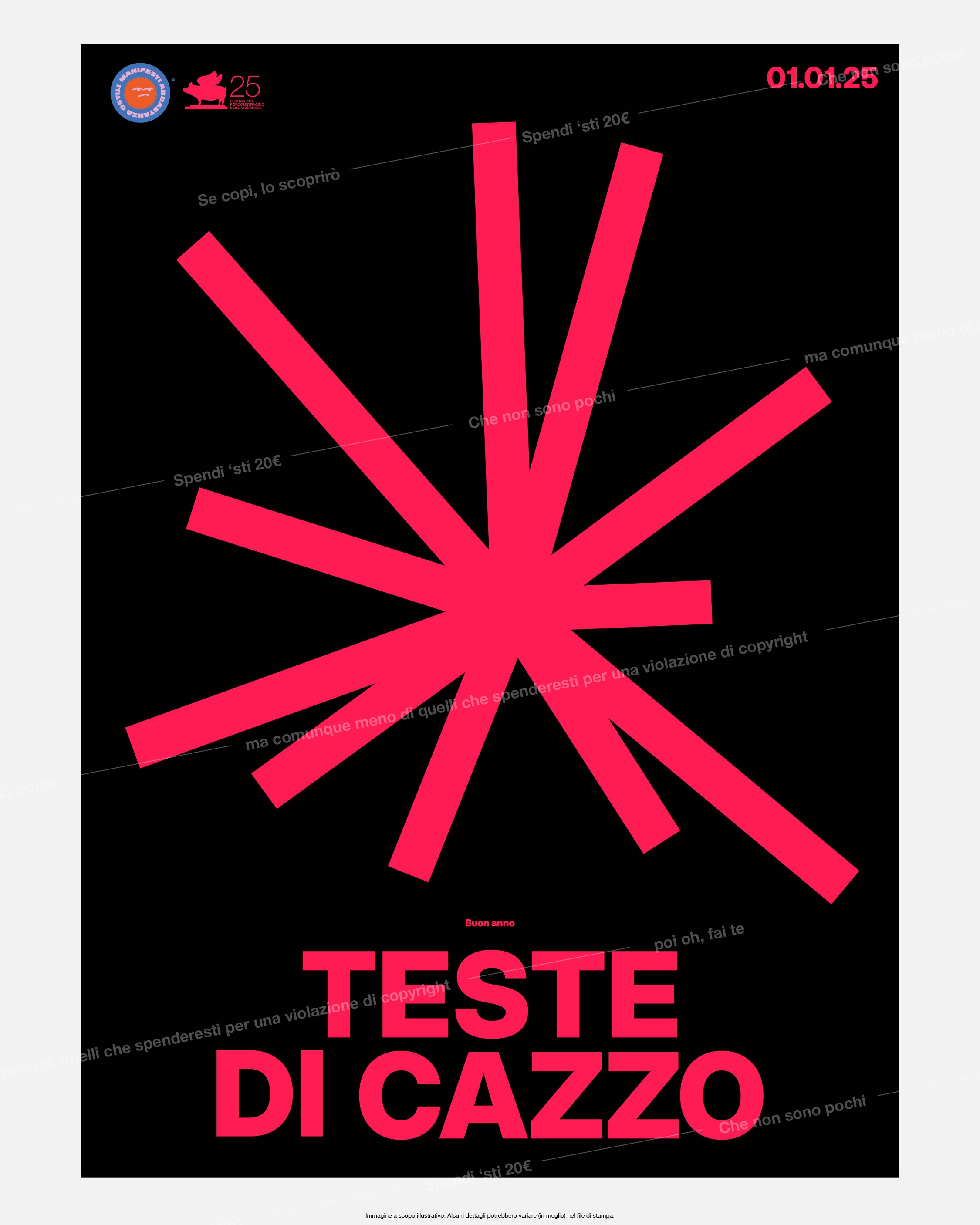 Buon anno teste di cazzo
