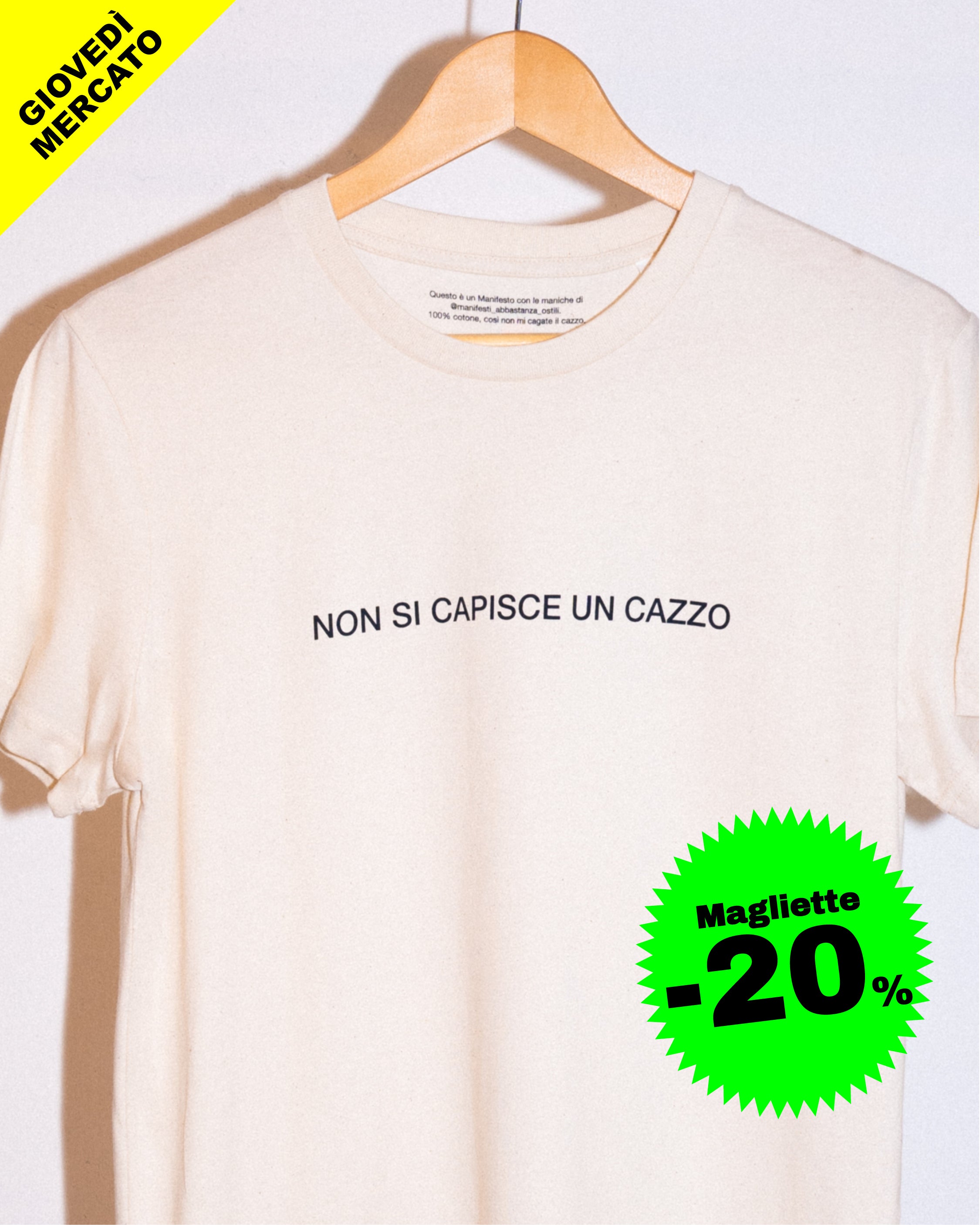 Maglietta Non si capisce un cazzo