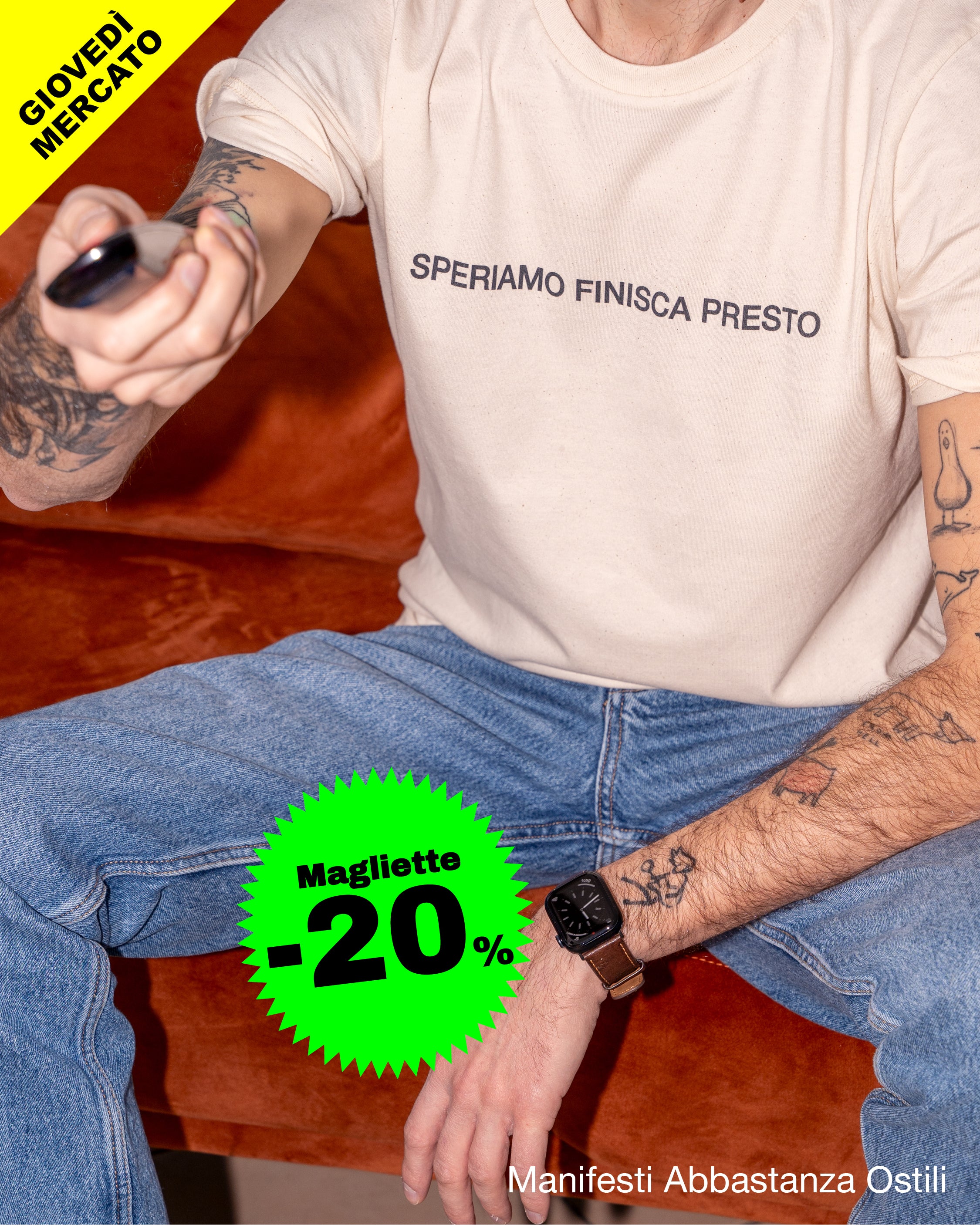 Maglietta Speriamo Finisca Presto