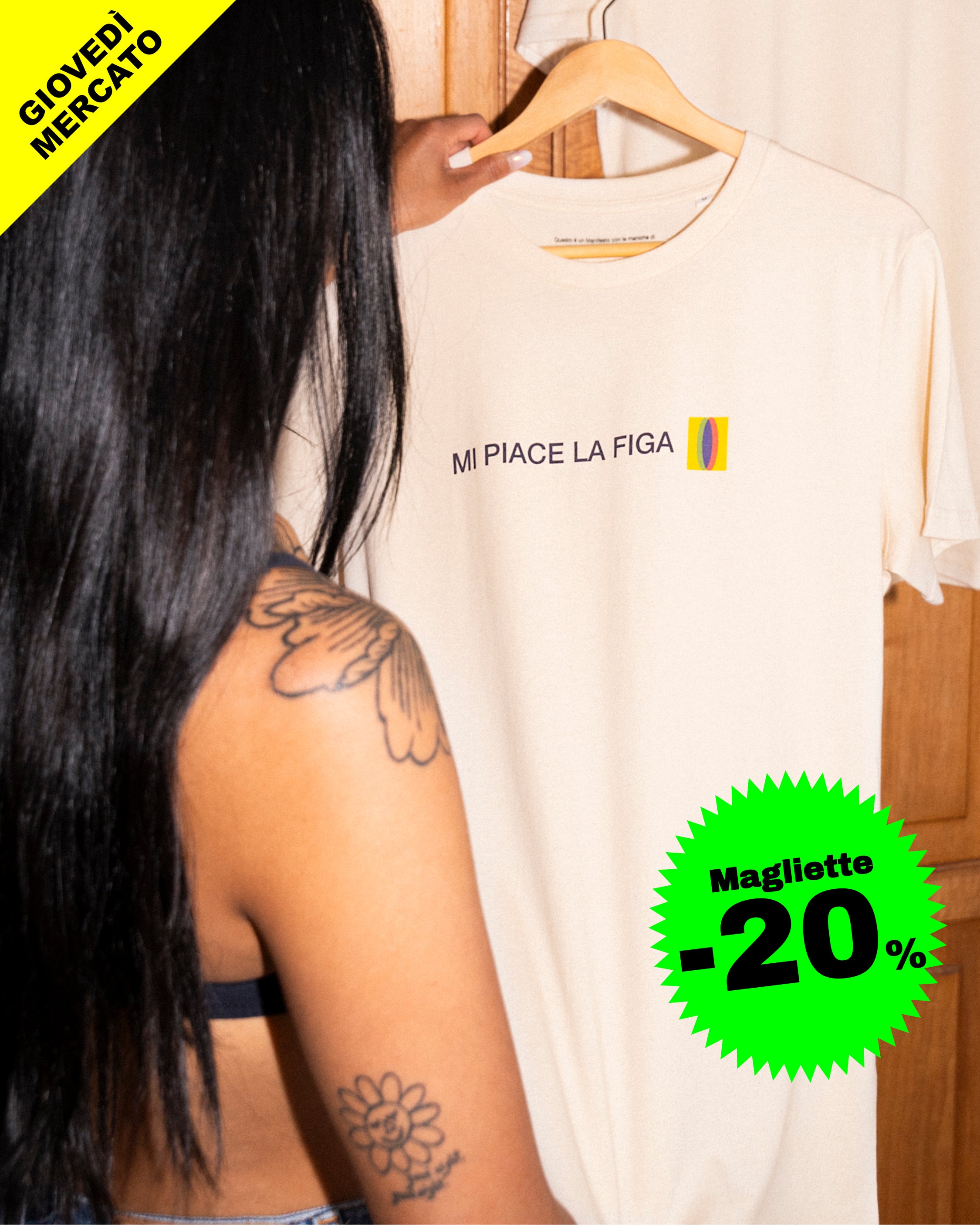 Maglietta Mi piace la figa