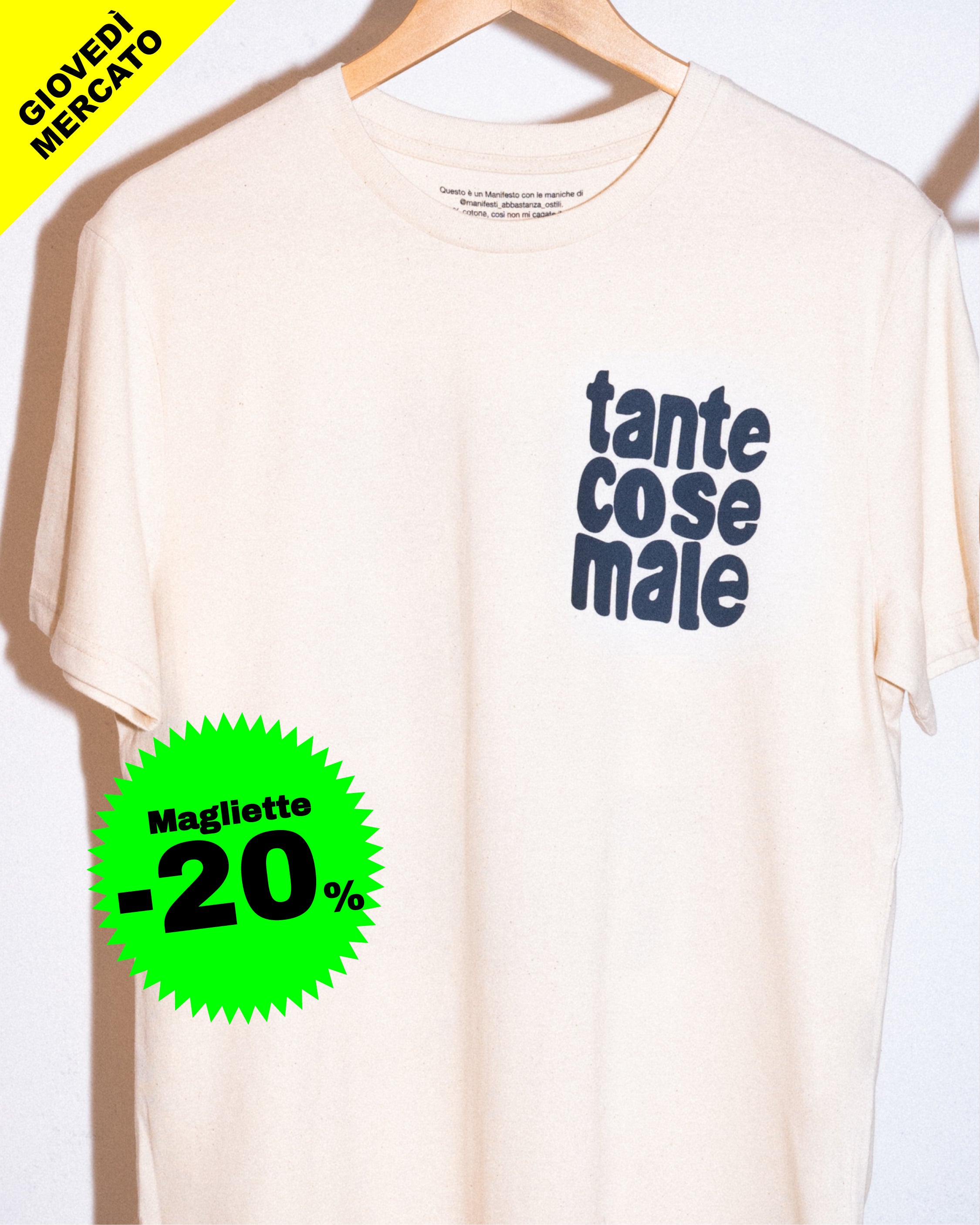 Maglietta Tante cose male