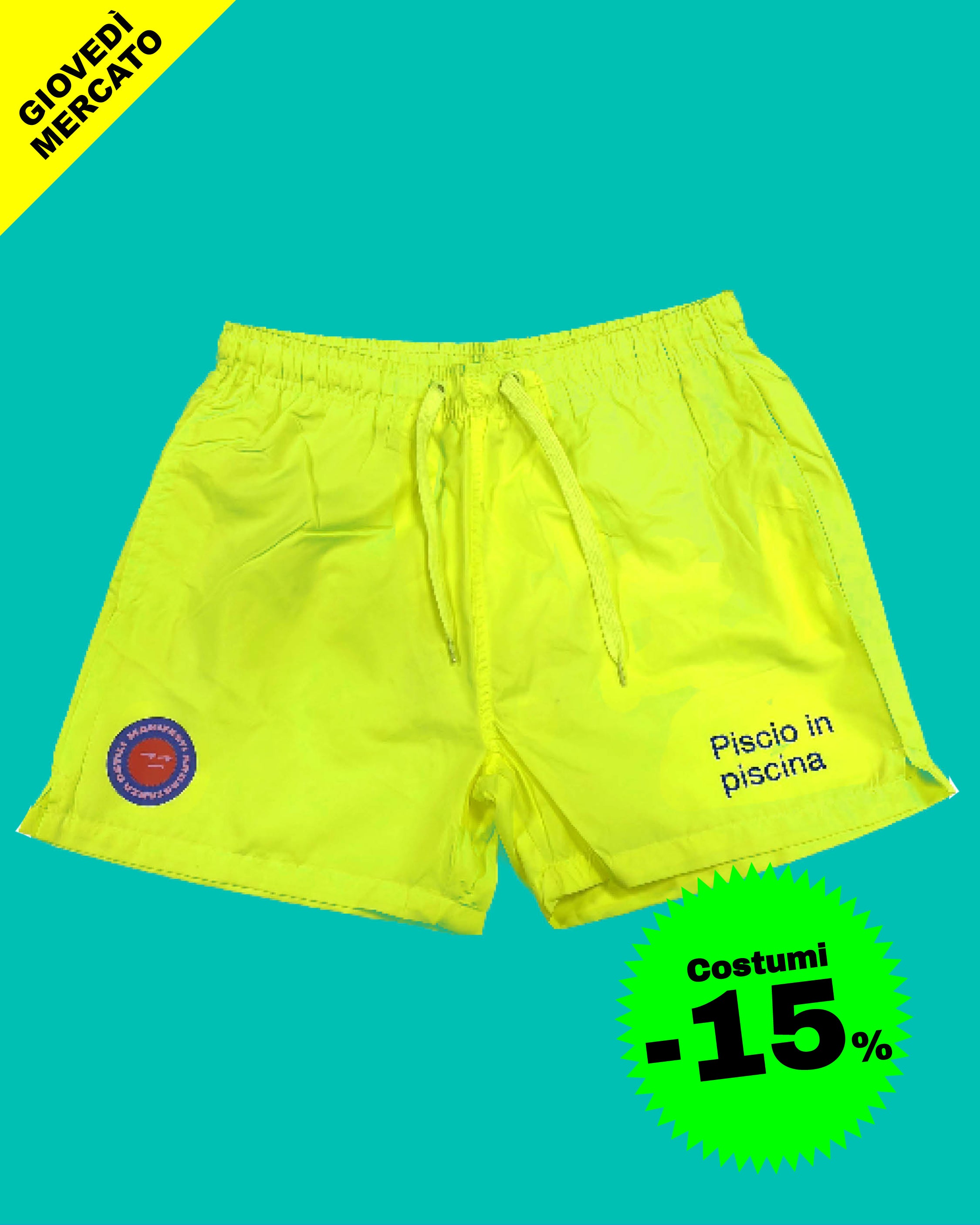 Costume Piscio in piscina
