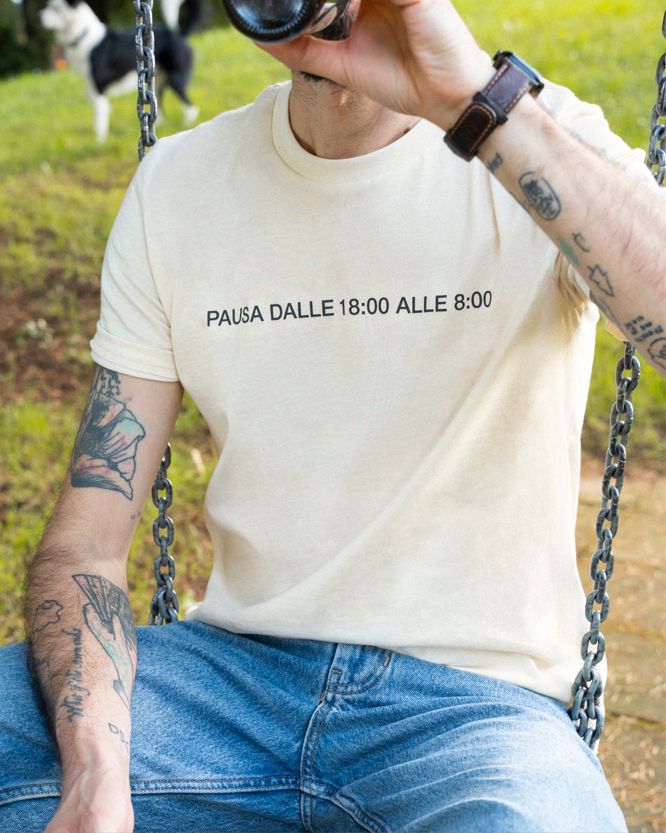 Maglietta Pausa dalle 18 alle 8