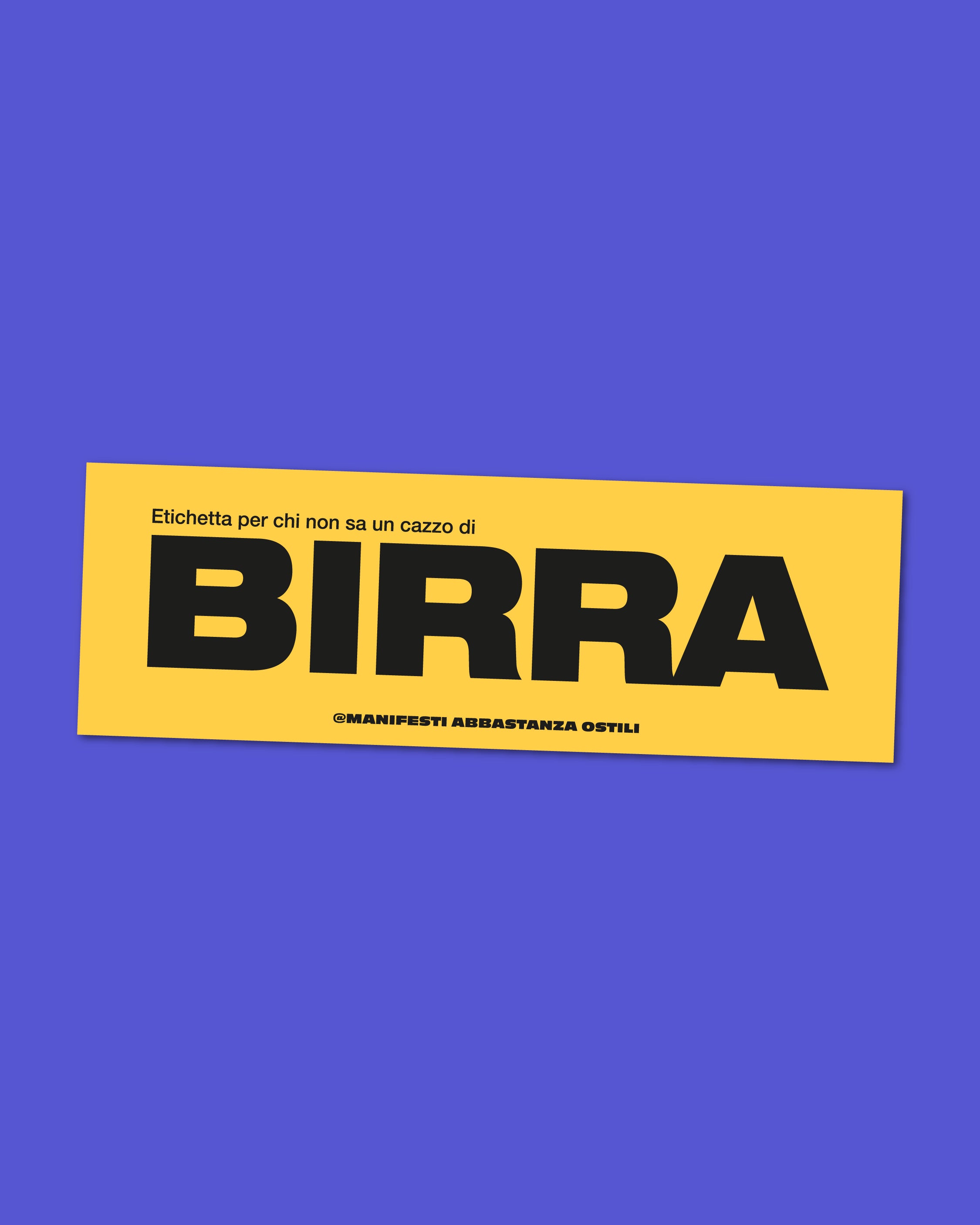 Adesivo - Birra