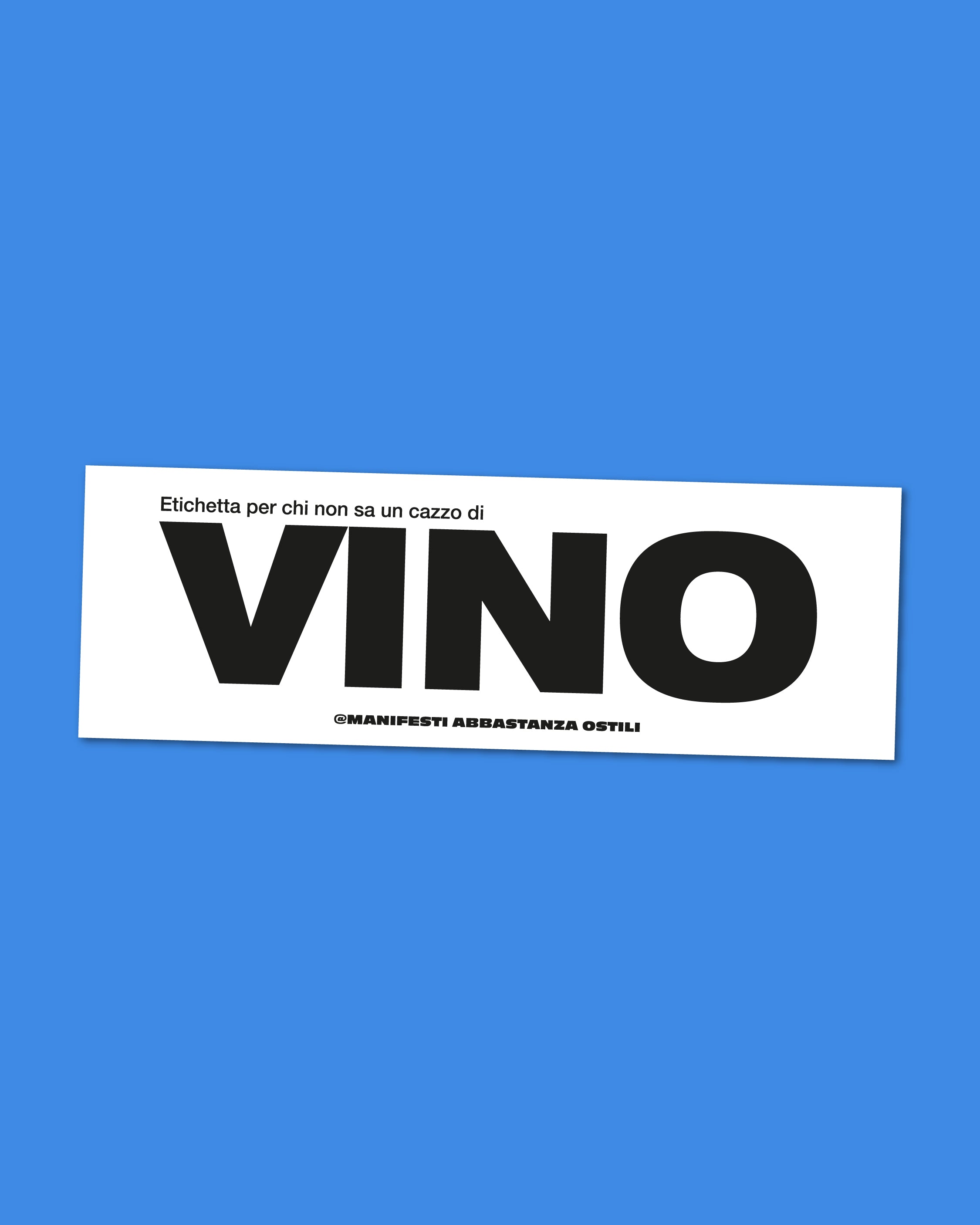 Adesivo - Vino Bianco