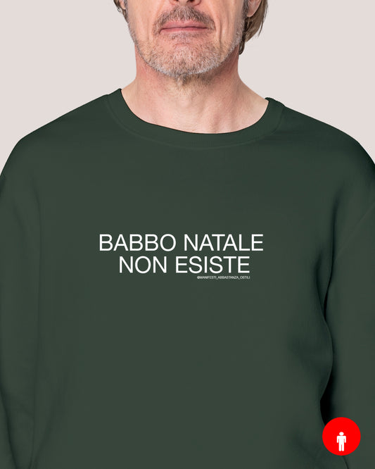 Felpa 🟩 - Babbo natale non esiste [Verdone]