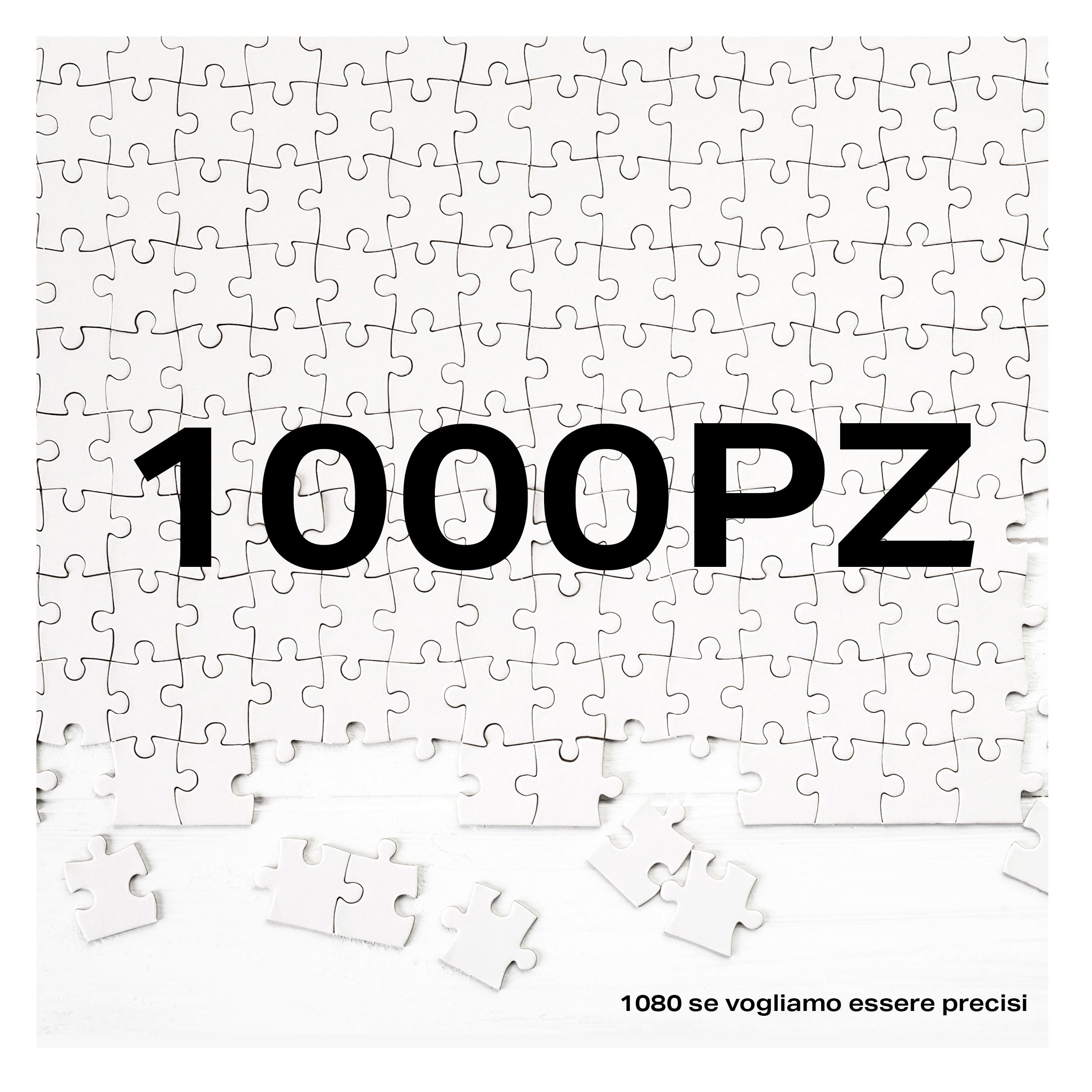 Puzzle Abbastanza Bianco 192 - 384 - 1000PZ