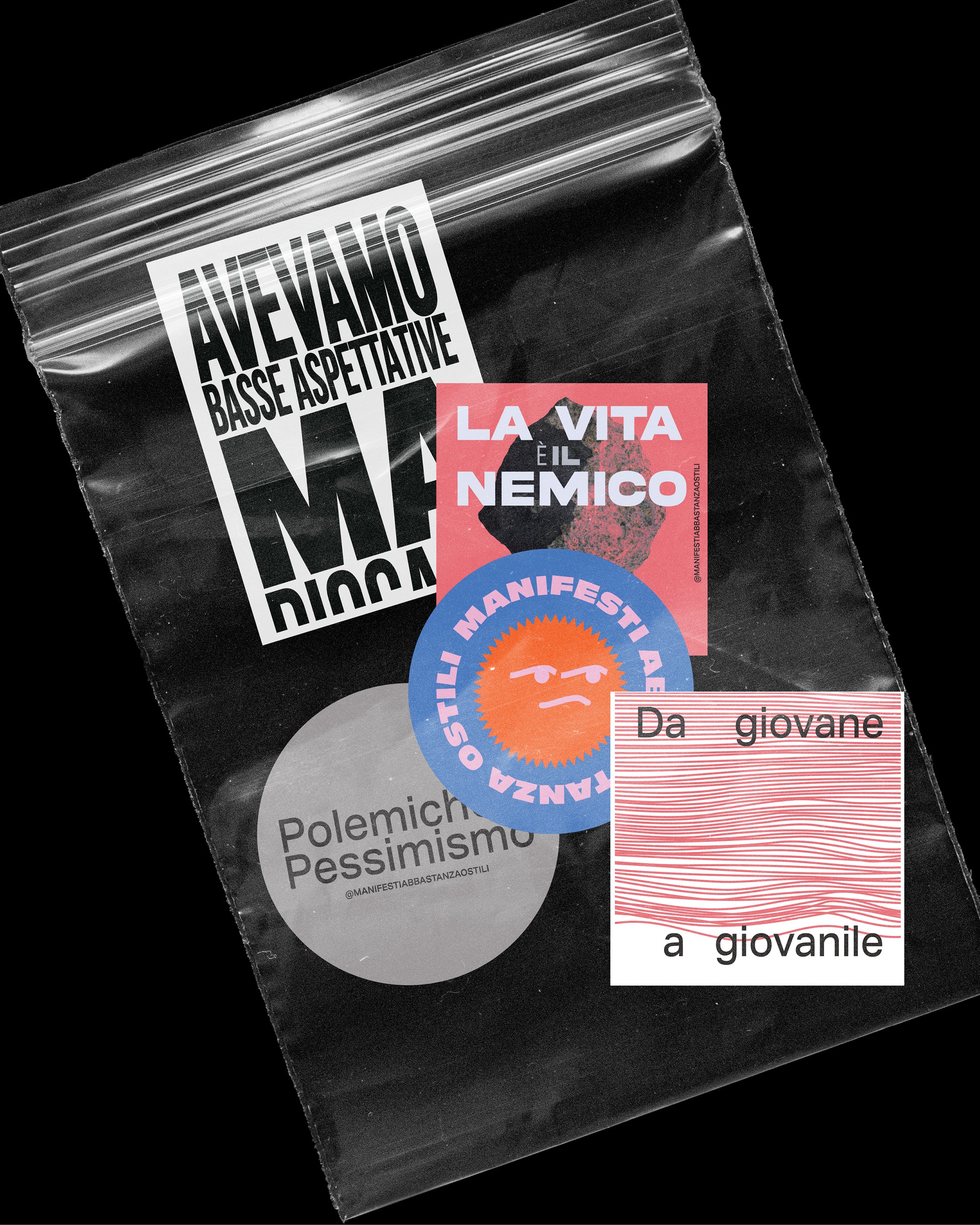 Adesivi Abbastanza Inutili - Pack 1