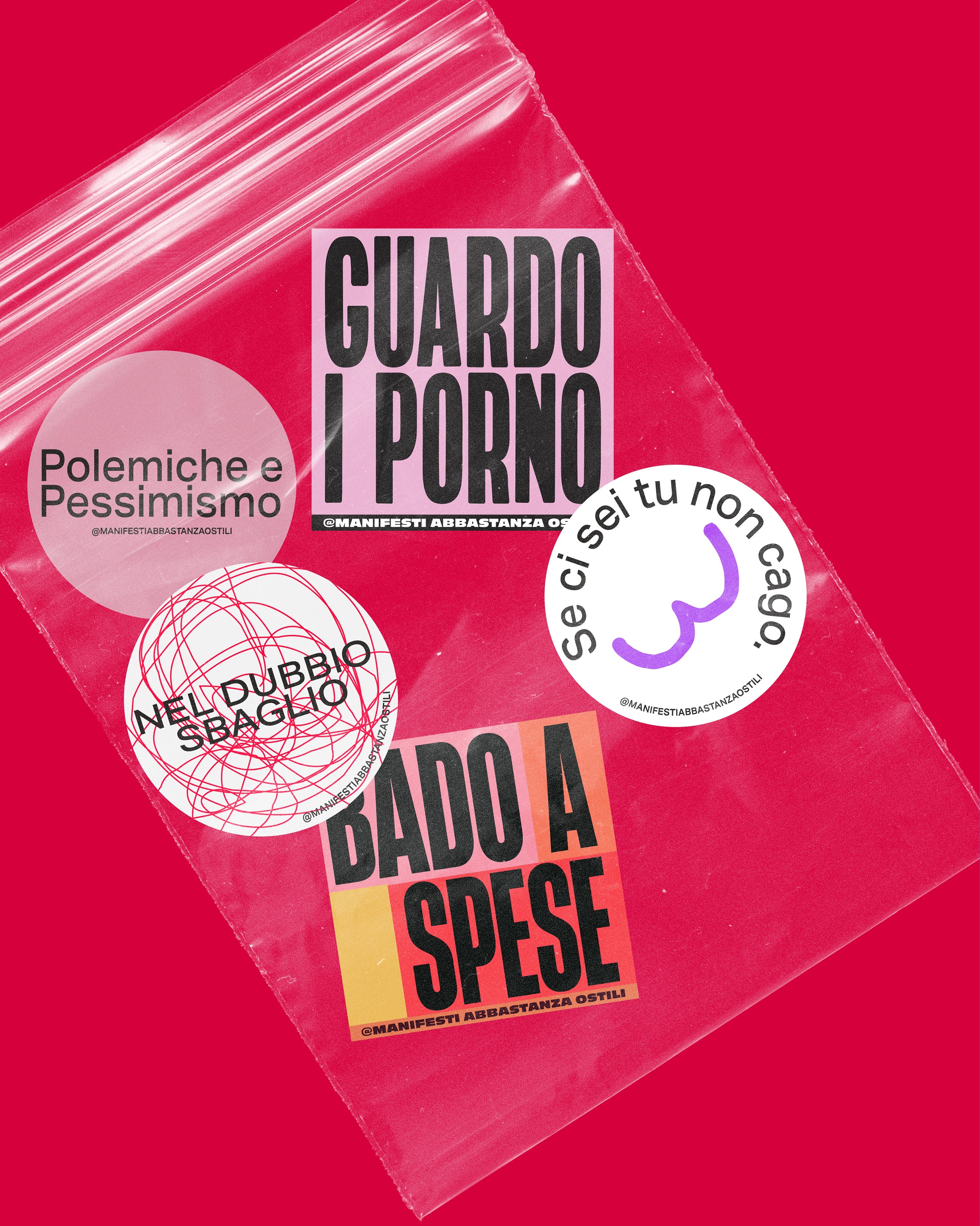 Adesivi Abbastanza Inutili - Pack 3