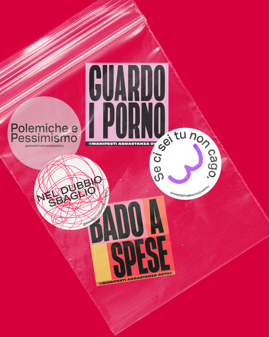 Adesivi Abbastanza Inutili - Pack 3