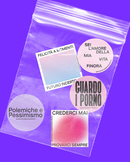 Adesivi Abbastanza Inutili - Pack 2